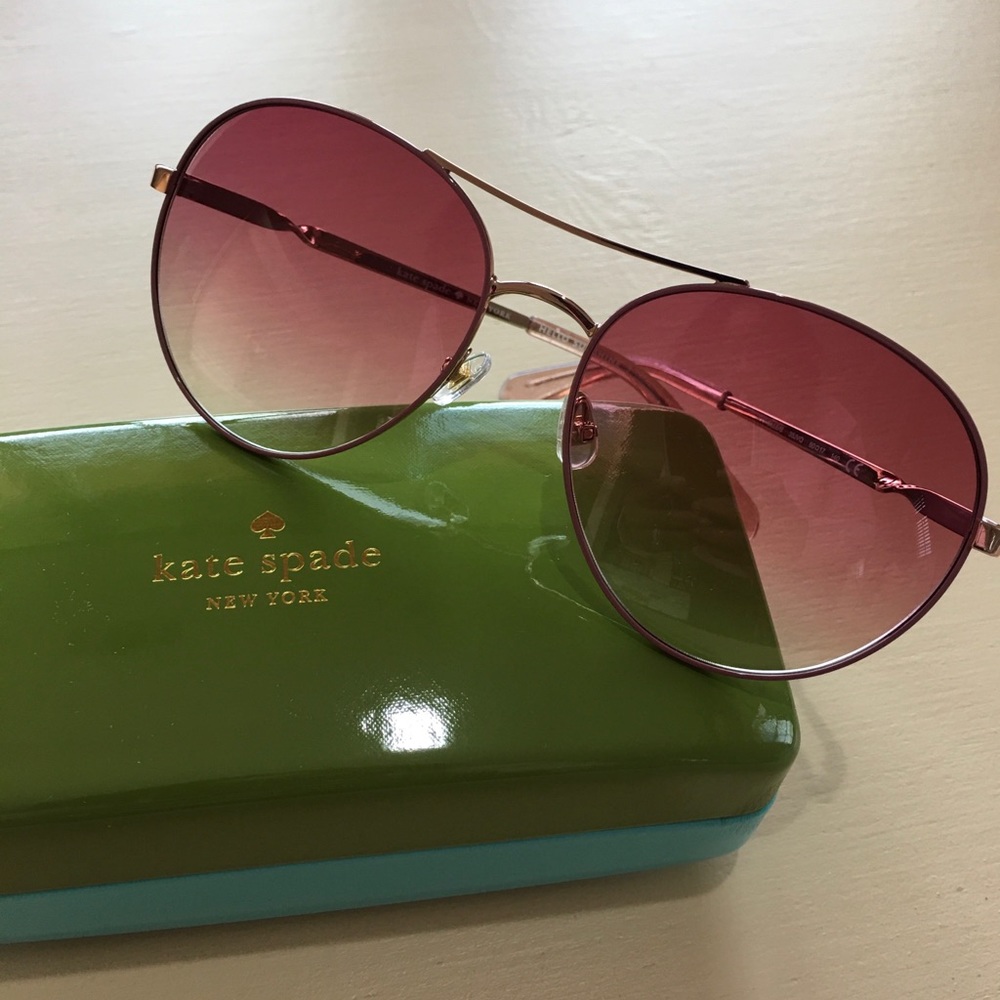 New Kate Spade Round Aviator Sunglasses